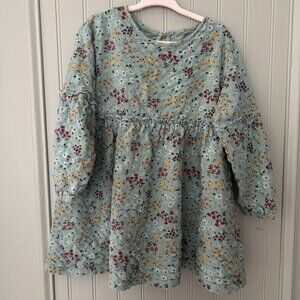 Little & Co Lauren Conrad Little Girls Blue Floral Size 5T Tunic or Dress NWOT